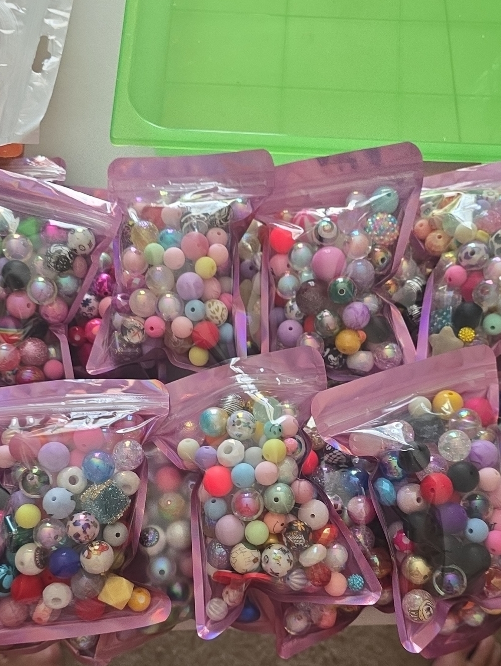 Colorful Assorted Craft Beads For Beadable Pens Keychains Etc